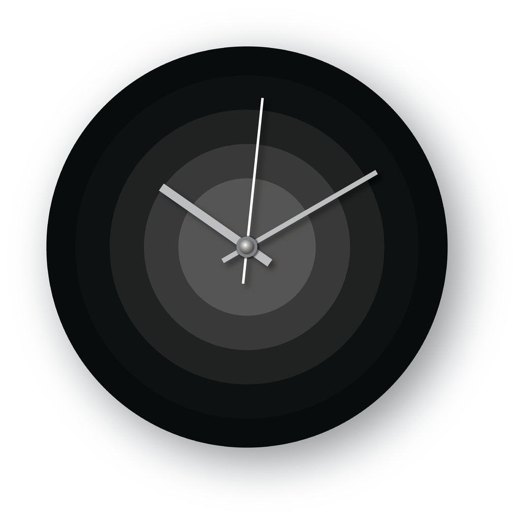 Black Gradient Wall Clock