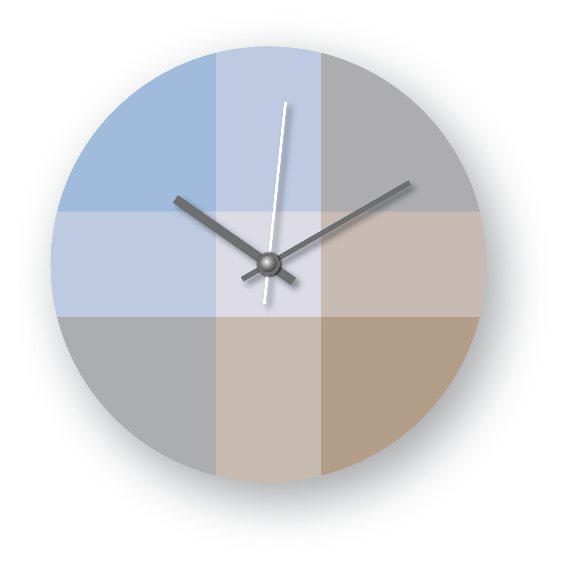 Pastel Colored Wall Clock