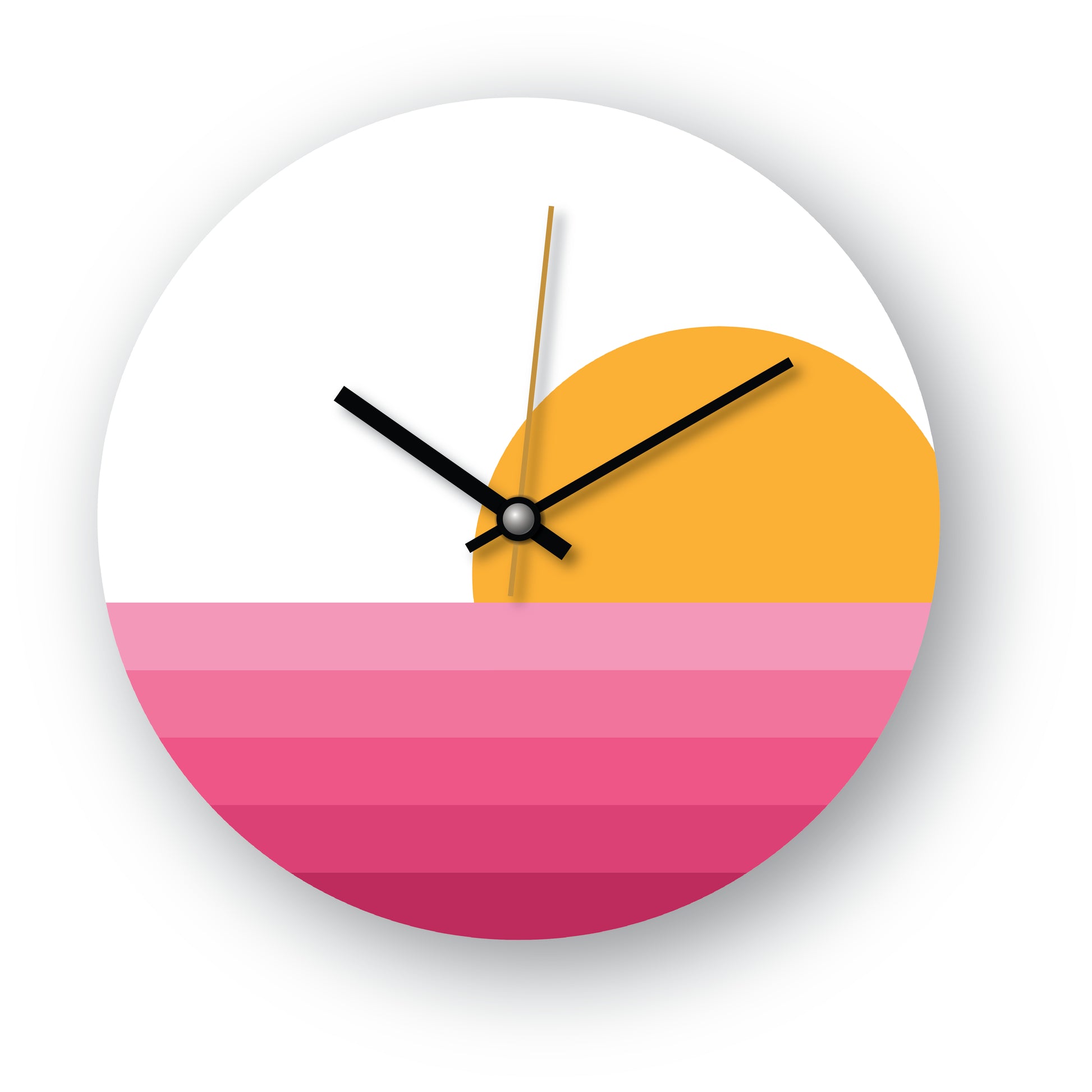 Sun Design Wall Clock – Radiate Positivity & Elegance