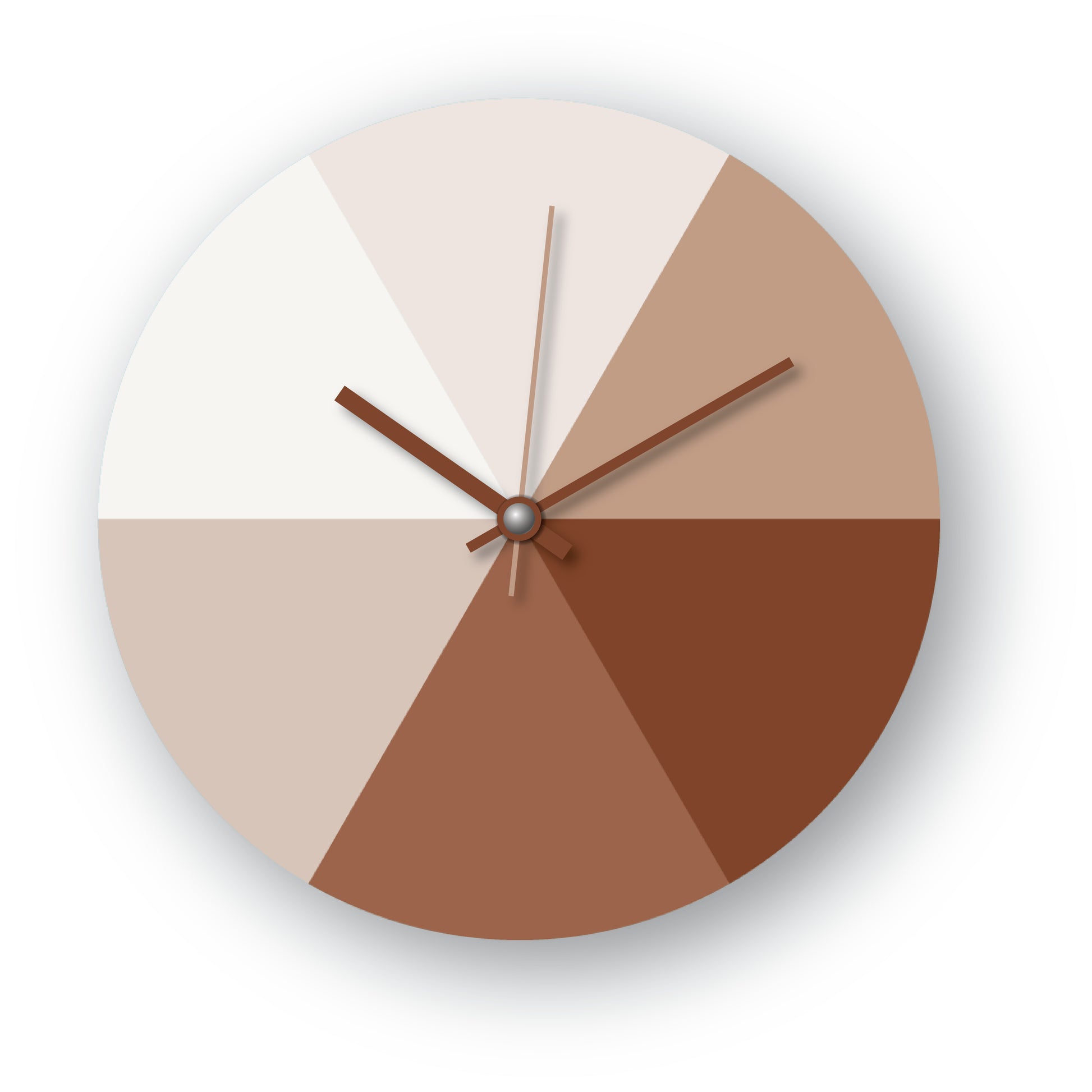 Brown Shades of Wall Clock