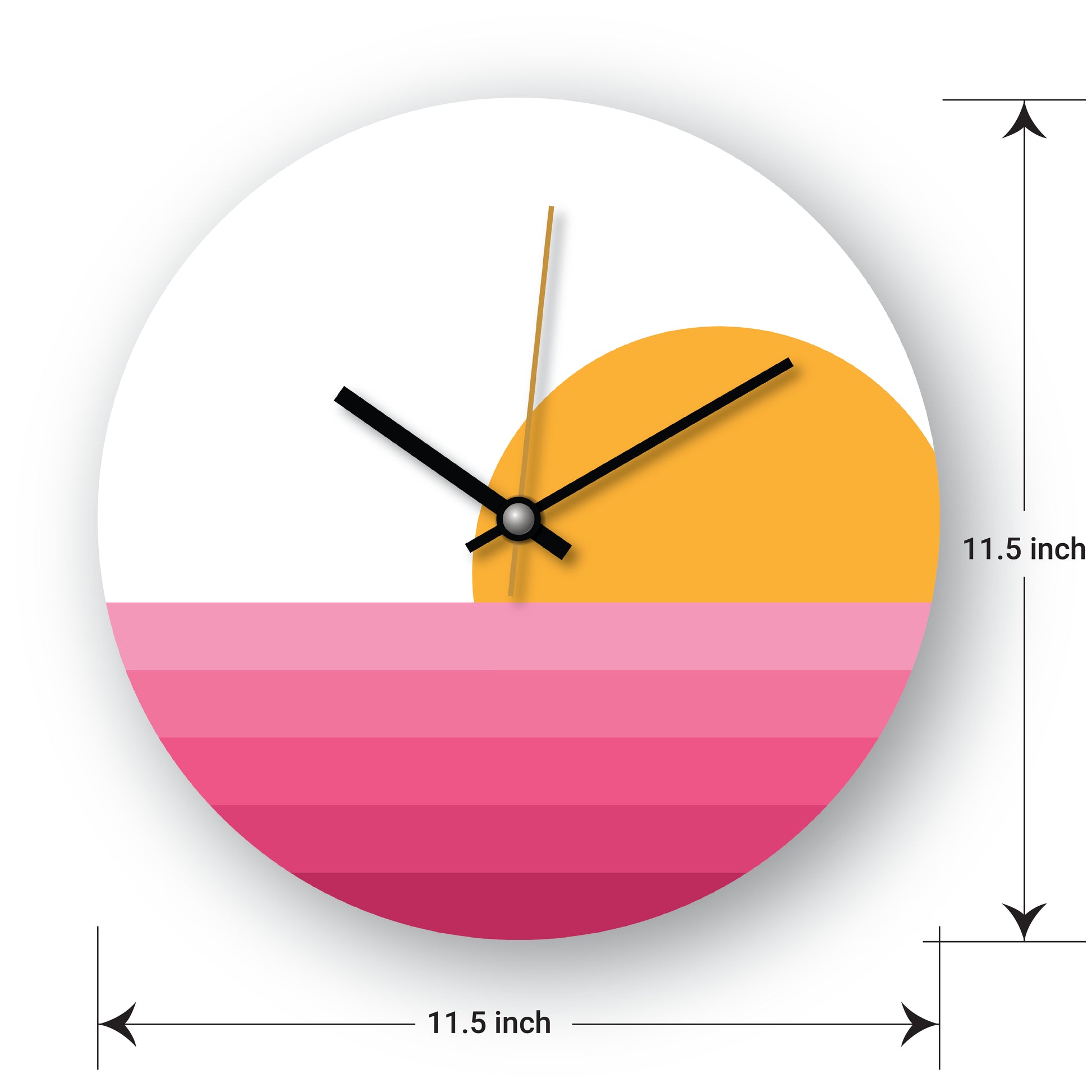 Sun Design Wall Clock – Radiate Positivity & Elegance