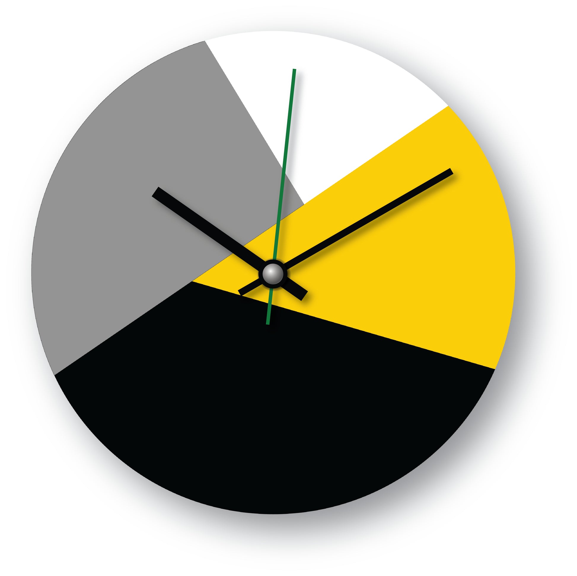 Wall Clock with Shades