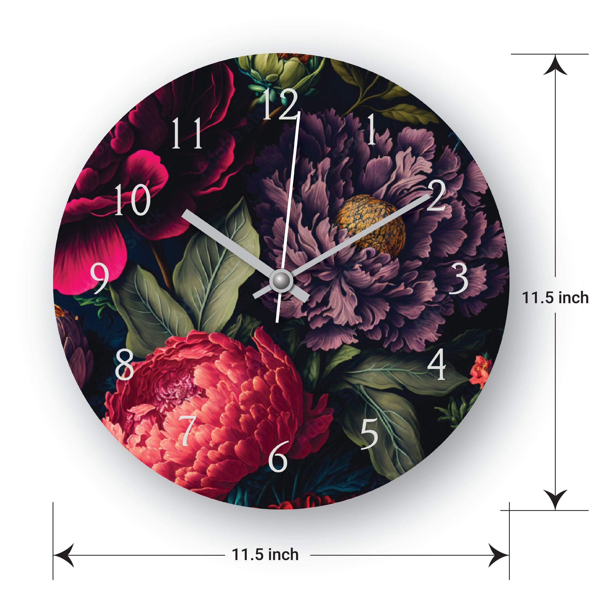 Flower Bouquet Wall Clock – A Blooming Beauty for Your Walls