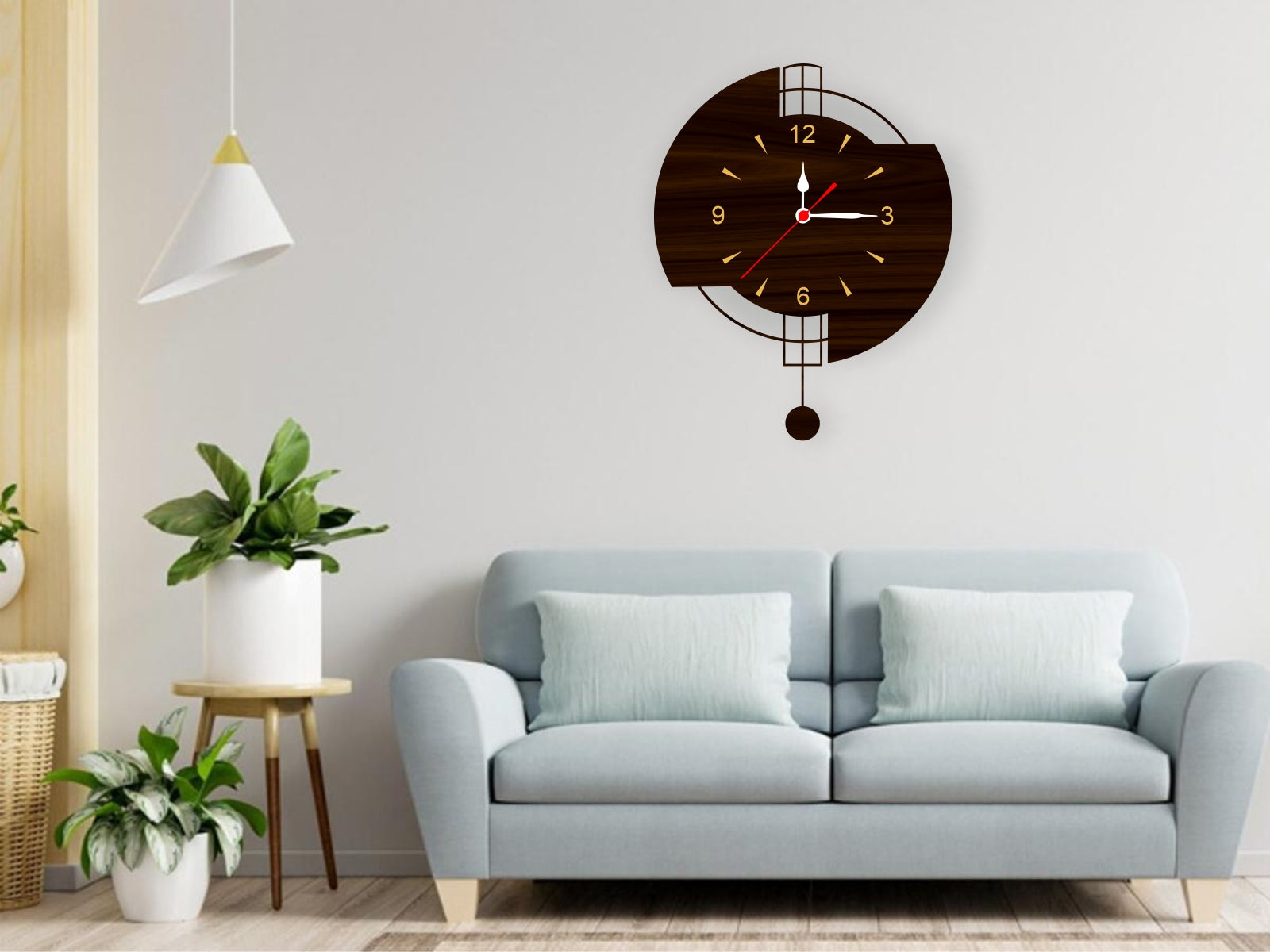 Pendulum Style Wall Clock