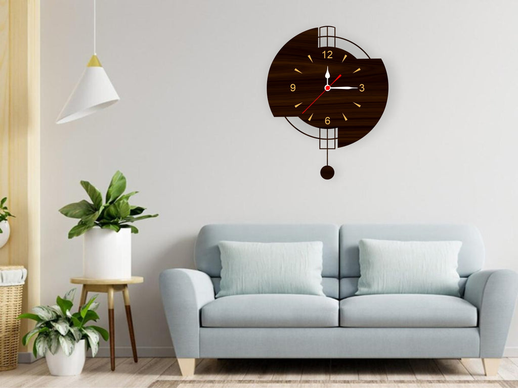 Pendulum Style Wall Clock