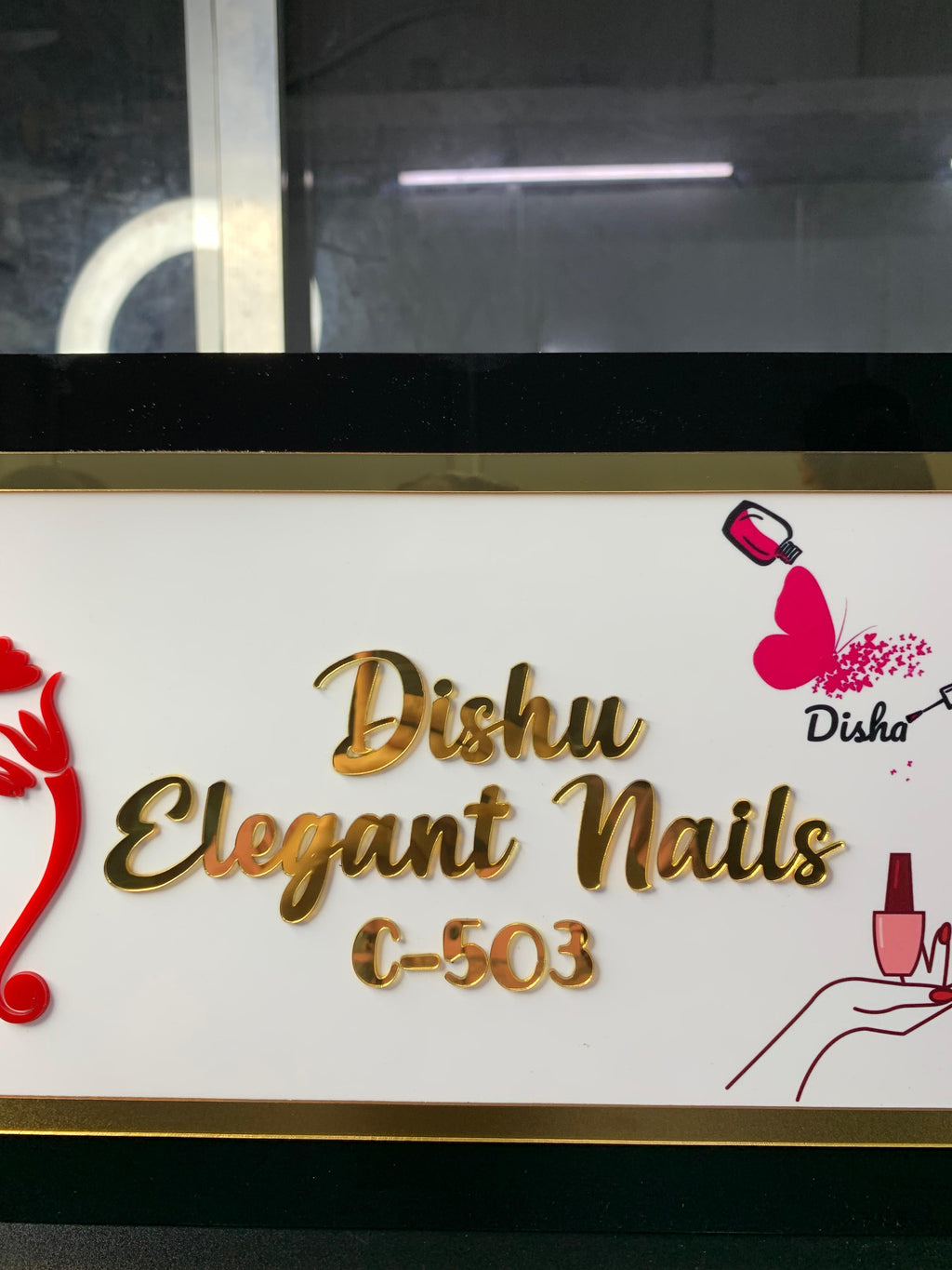 Customized Shop Name Plate – Stylish & Professional Business Signage