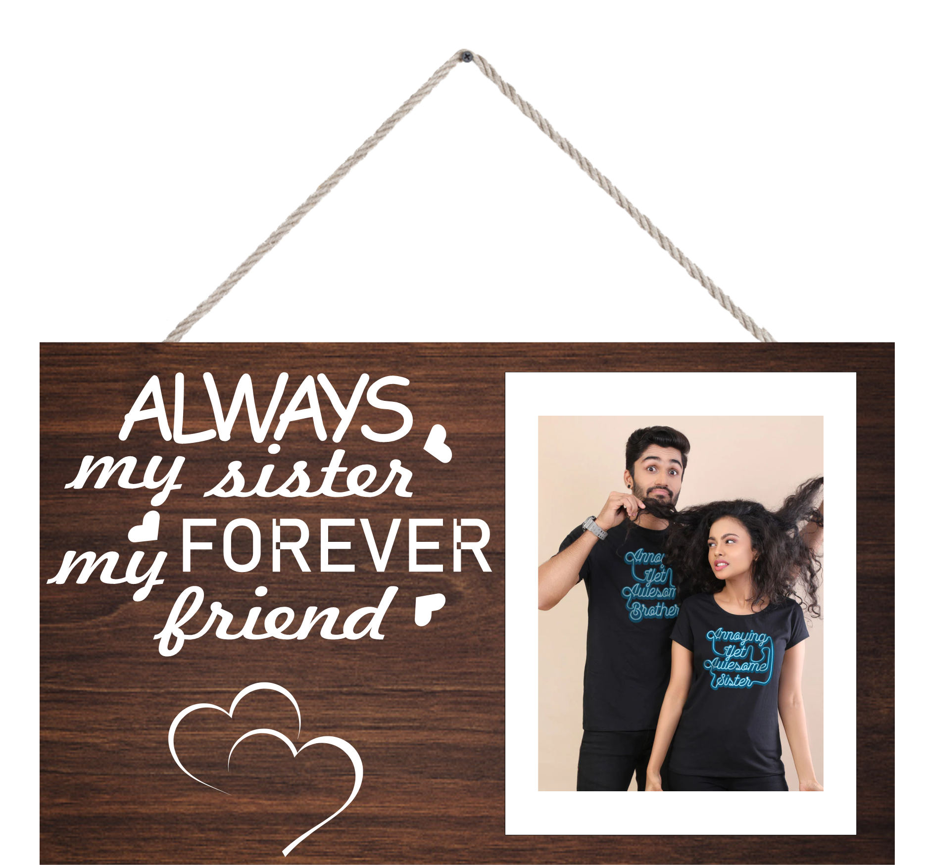 Sibling Wall Photo Frame