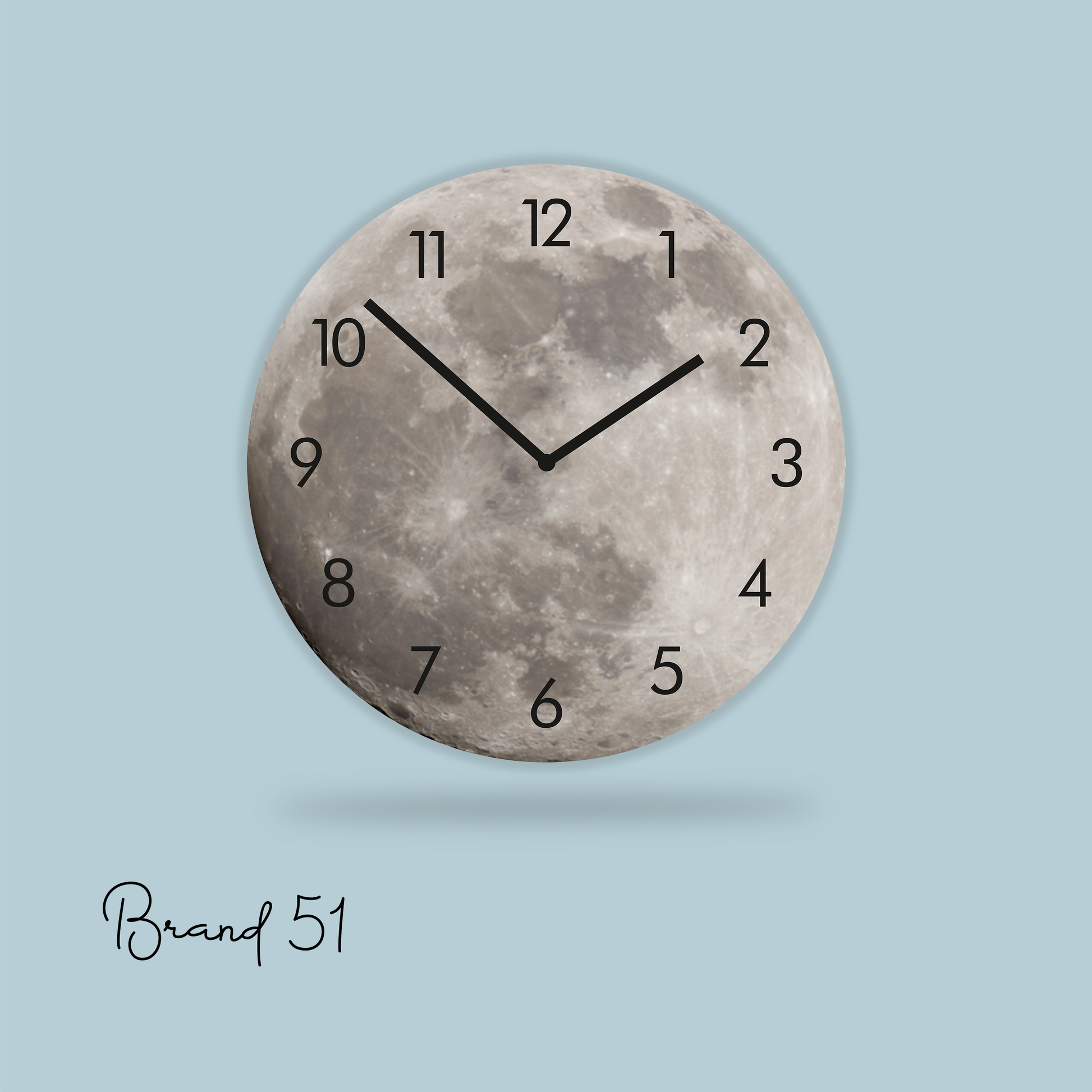 Moon Wall Clock – A Celestial Touch to Your Space