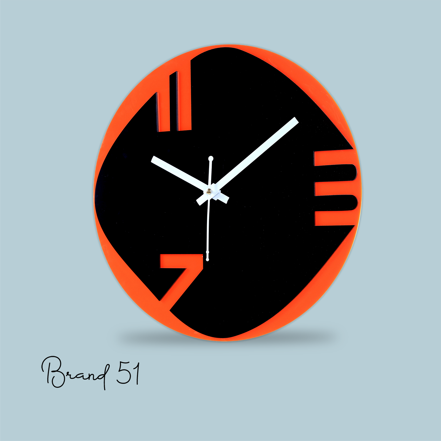 Double Layer Uneven Shape Wall Clock