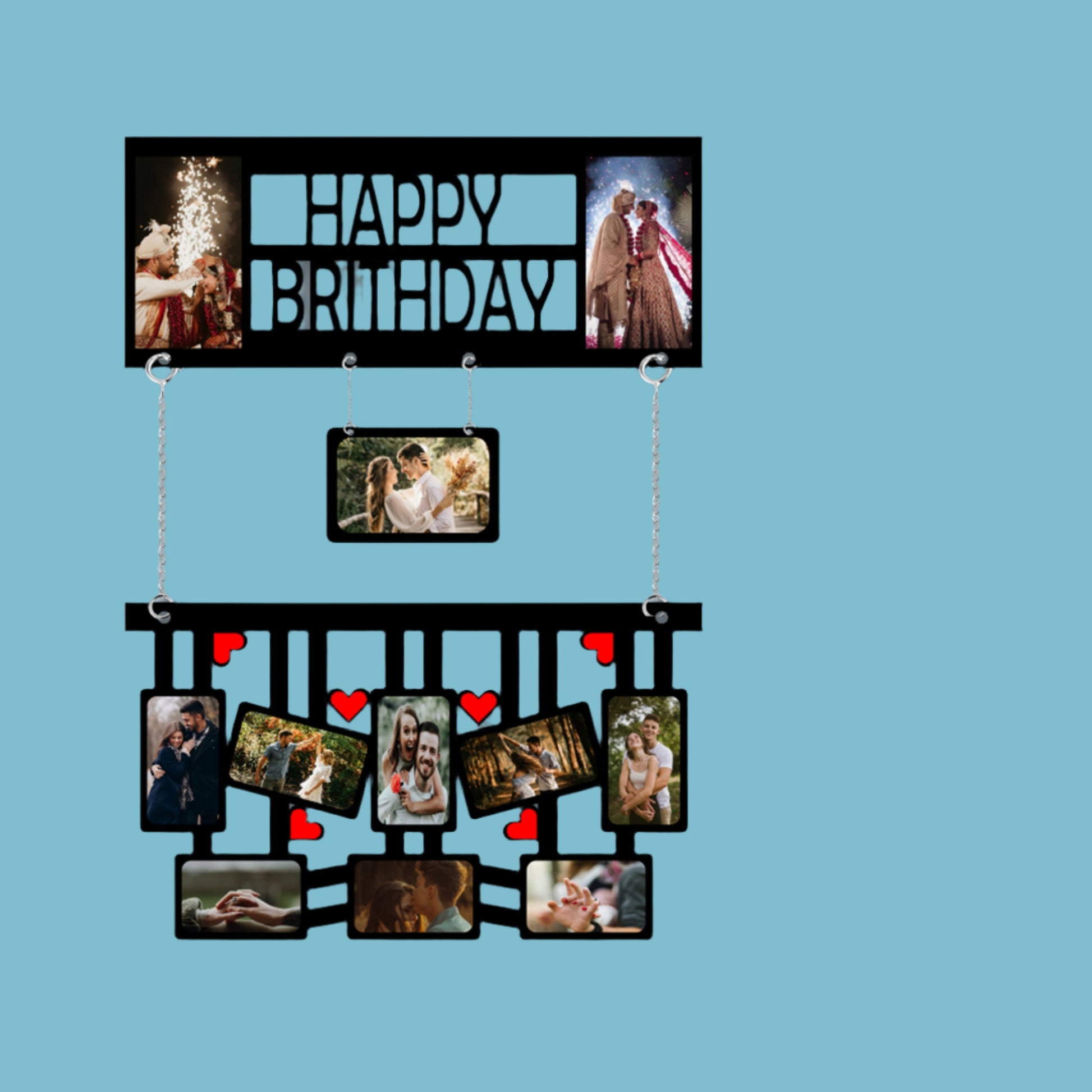 Happy Birthday Wall Photo Frame – A Gift Full of Memories