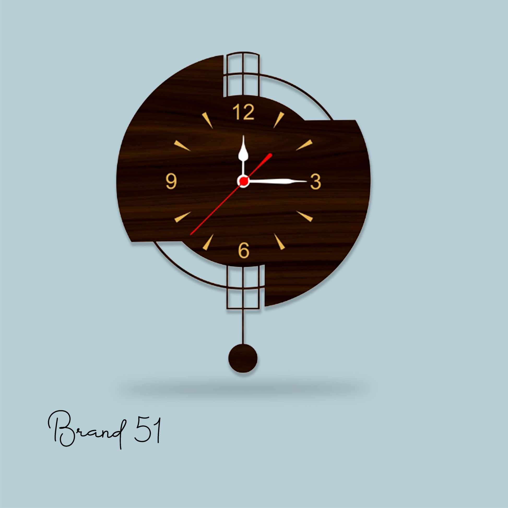 Pendulum Style Wall Clock