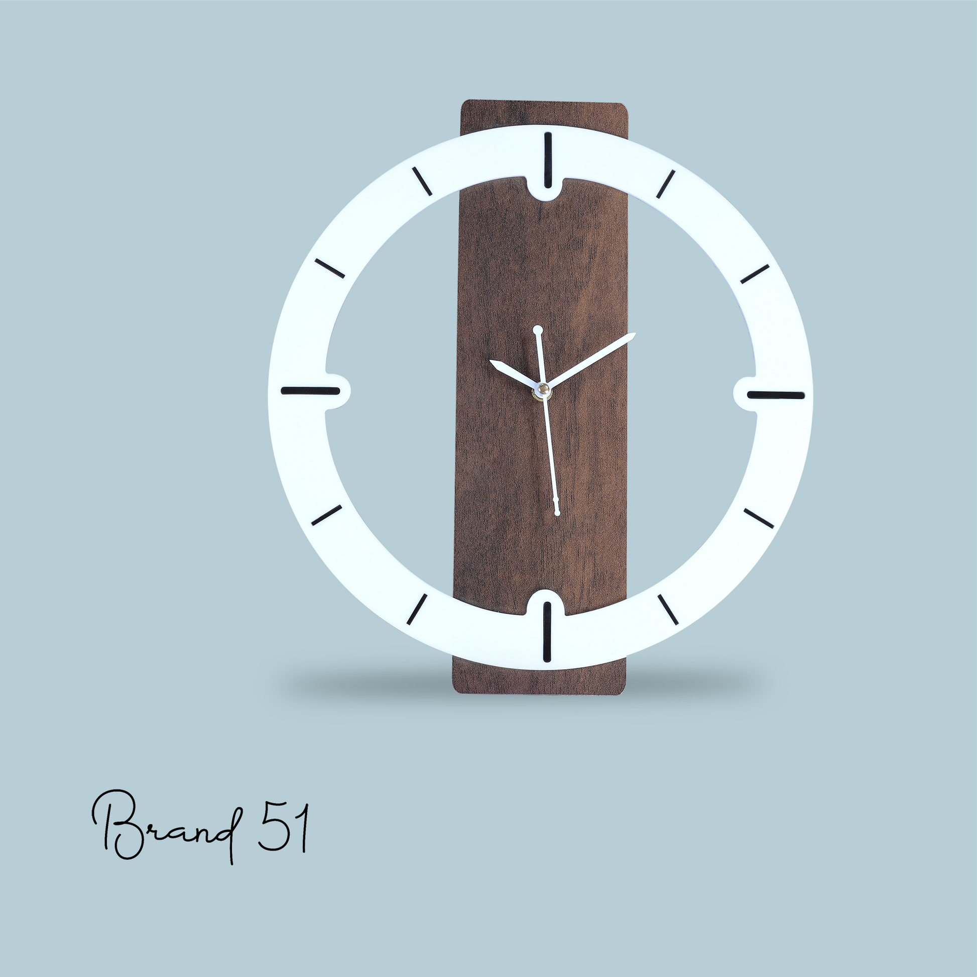 Vertical MDF Wall Clock – Elevate Your Wall Décor