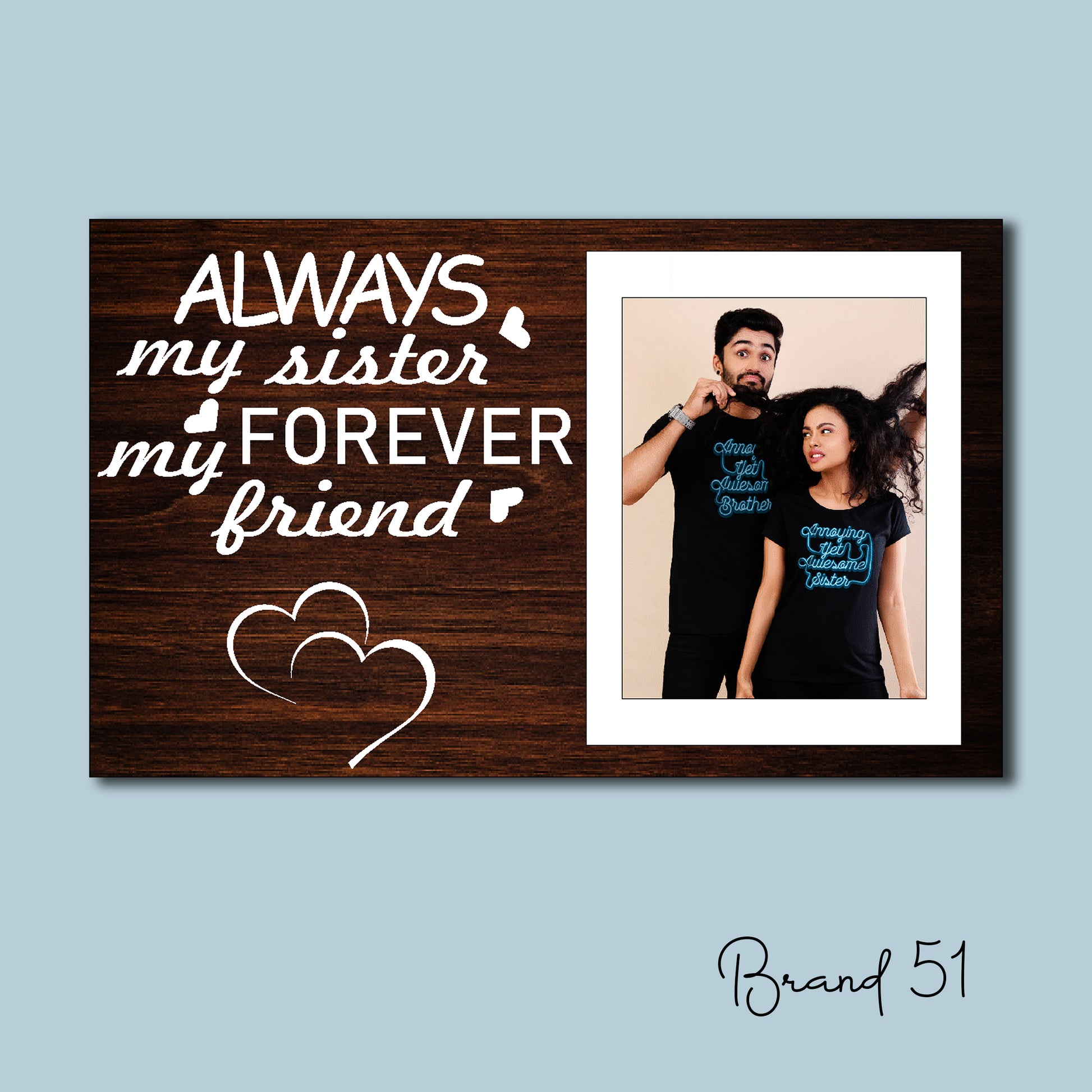 Sibling Wall Photo Frame