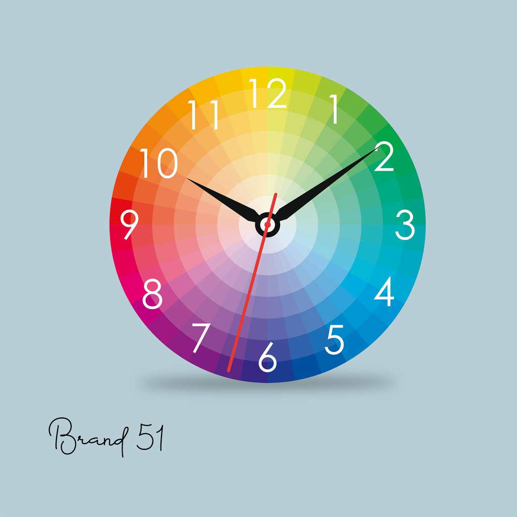 Colorful Circle Gradient Wall Clock – A Vivid Fusion of Time & Art