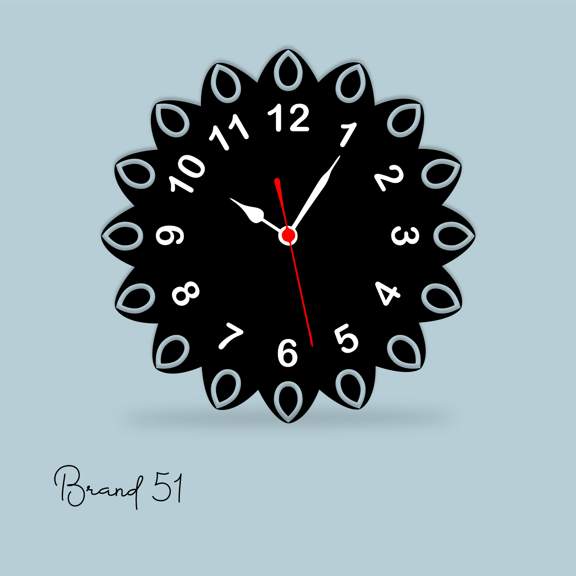 Drop Design Wall Clock – A Splash of Style