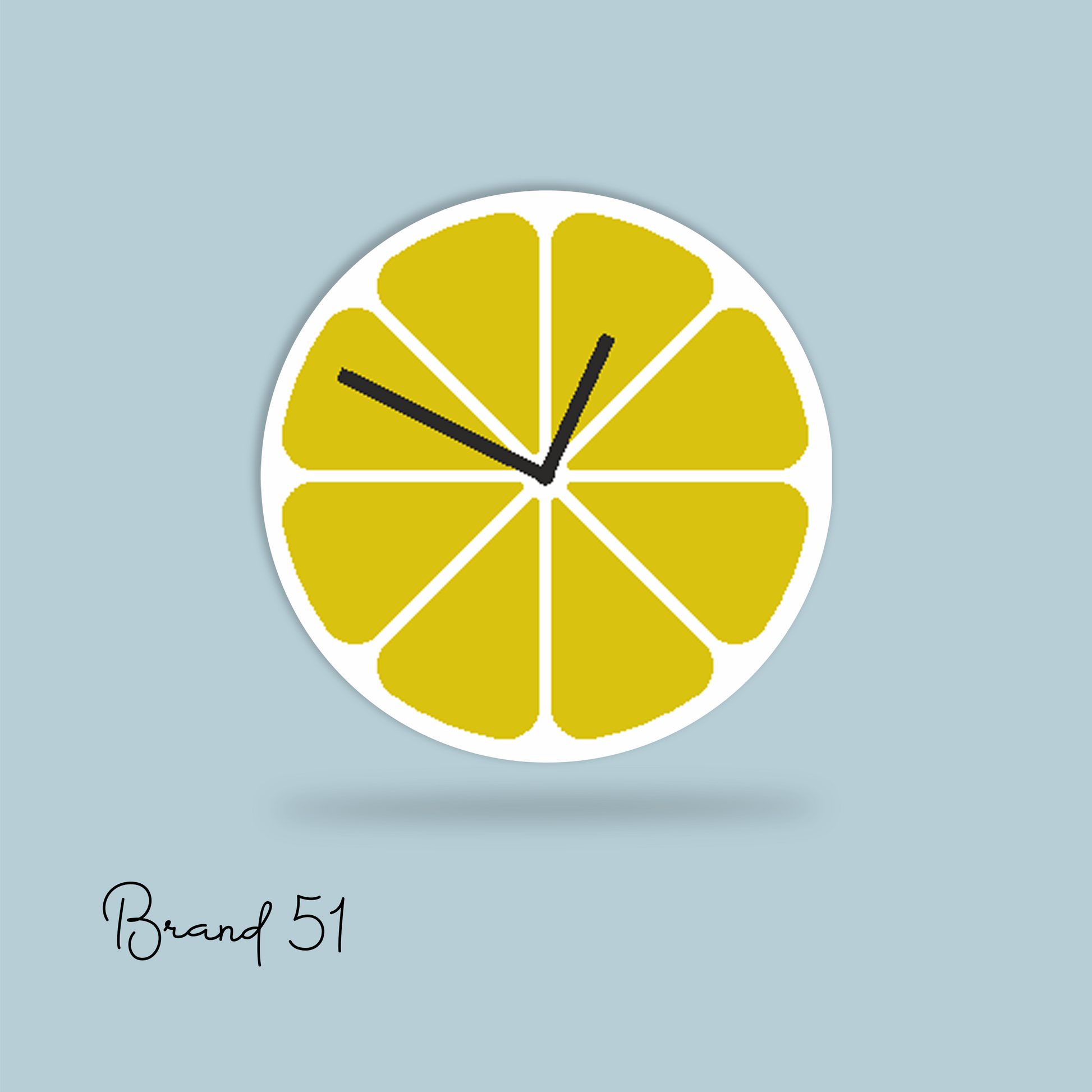 Lemon Slice Wall Clock
