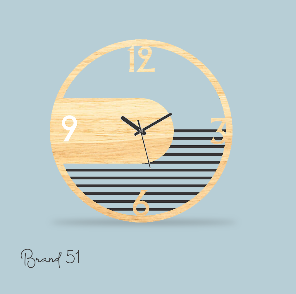 Half Lattice Pattern Wall Clock – A Fusion of Elegance & Geometry