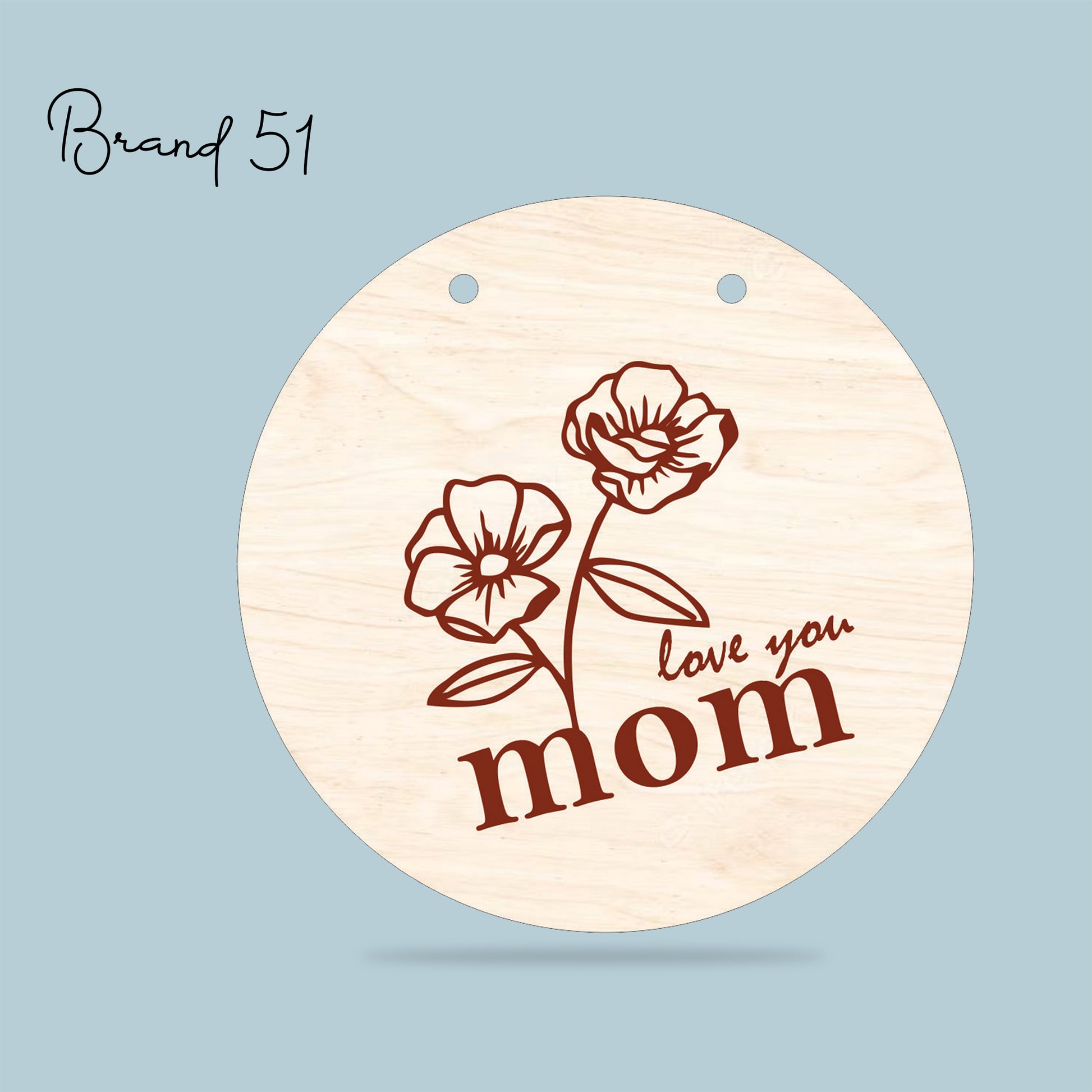 MOM Wooden Hanging Wall Art