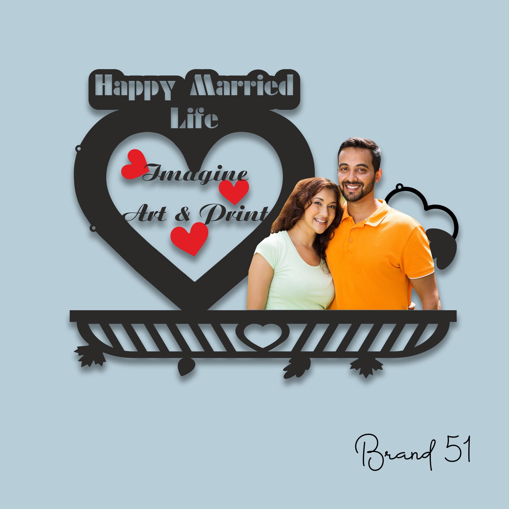 Customised Anniversary Photo frame