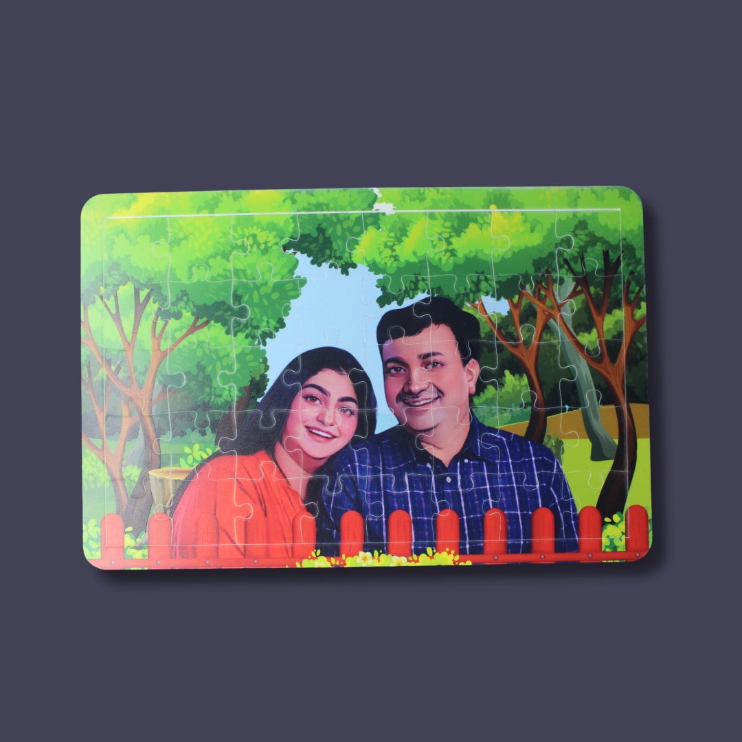 Customized Couple Puzzle – A Romantic & Unique Personalized Gift