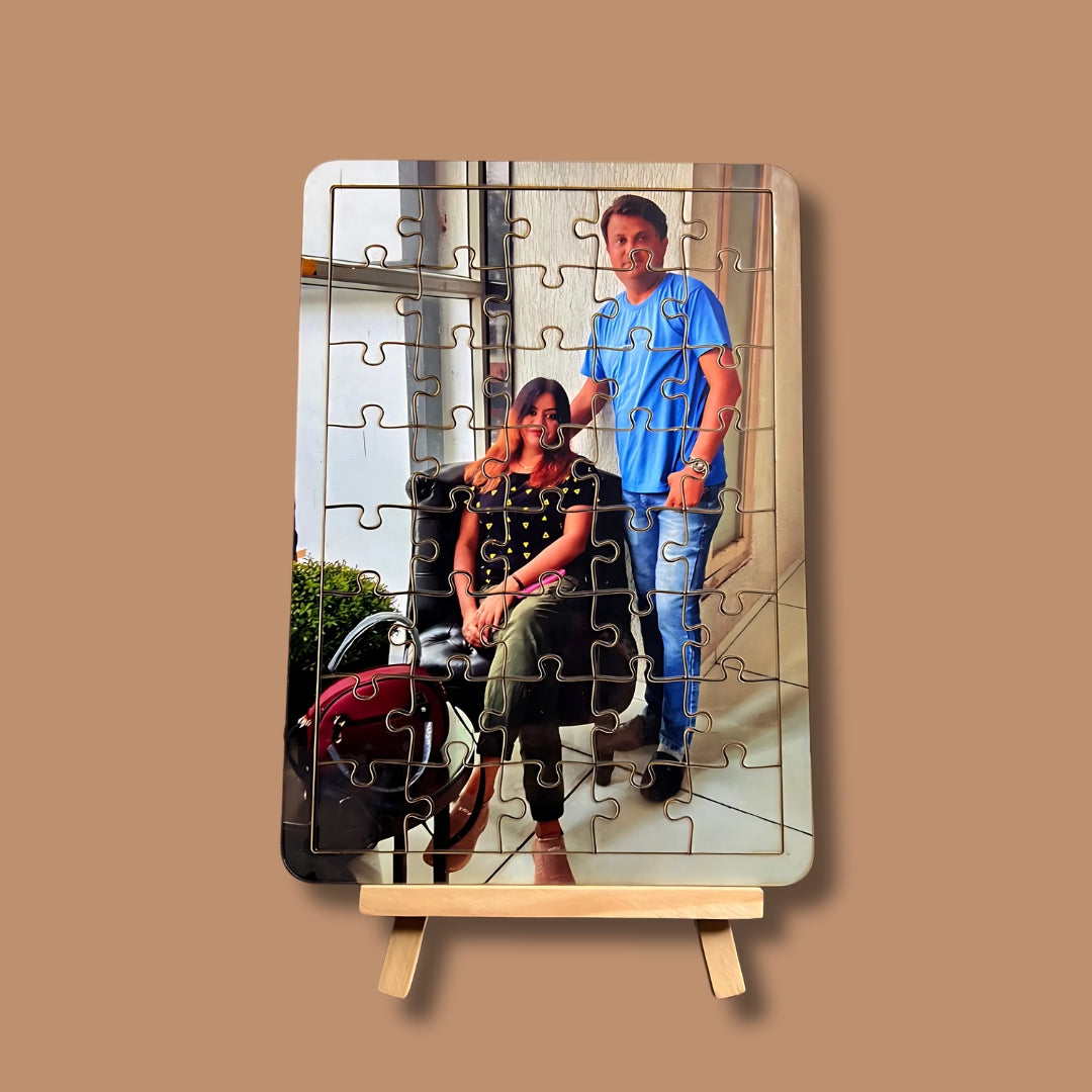 Customized MDF Couple Puzzle – A Romantic Personalized Gift