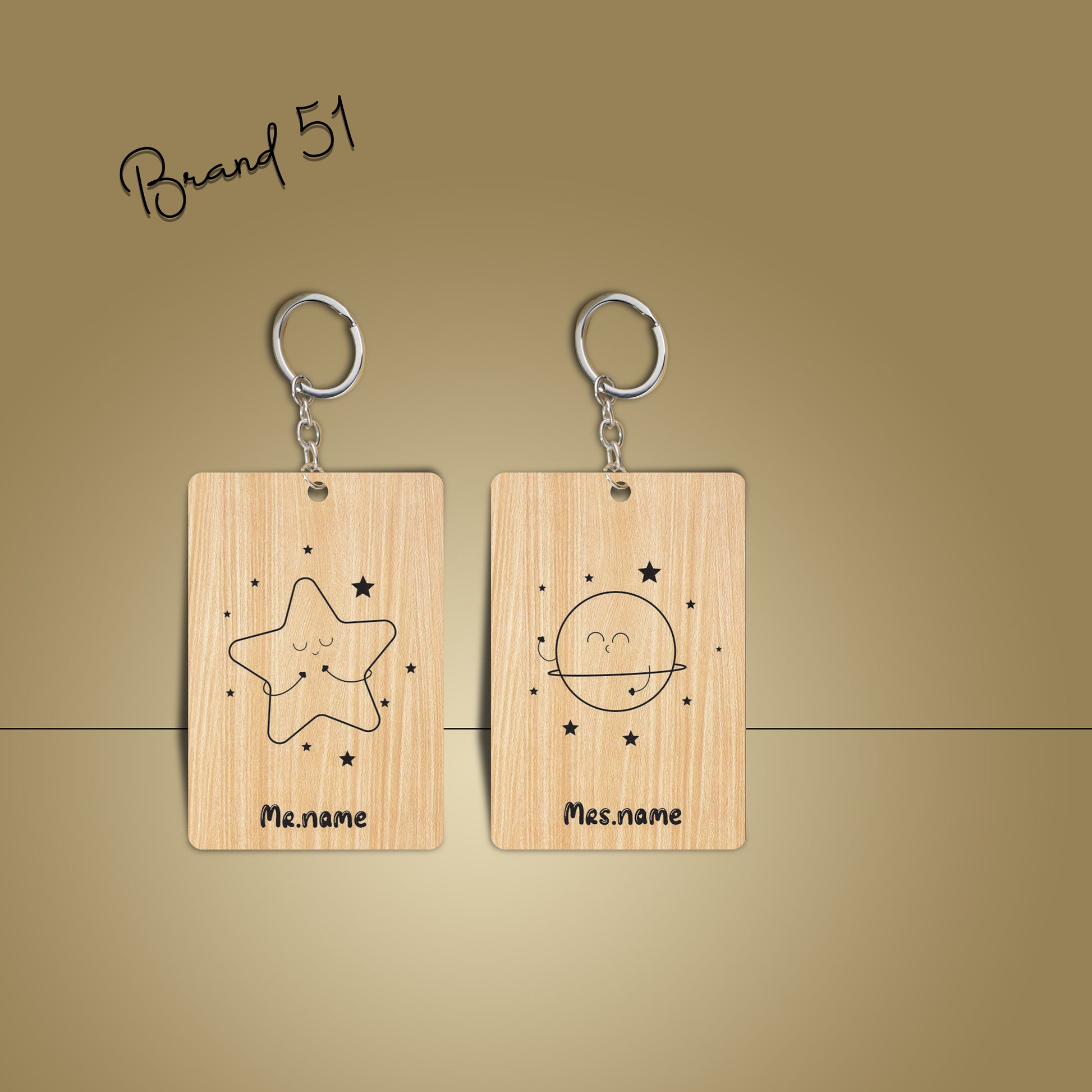 Mr. & Mrs.  Keychains – A Perfect Pair for the Perfect Pair