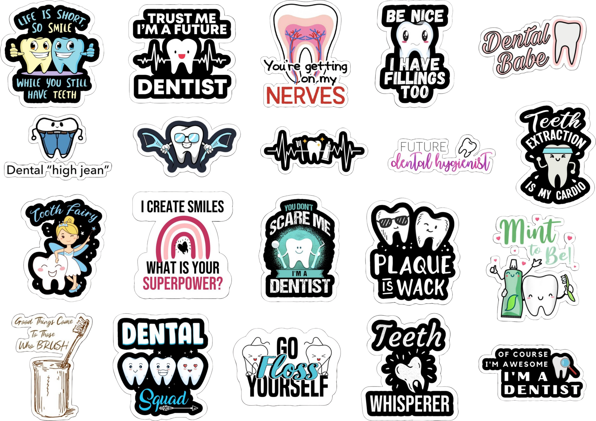 I’m a Dentist – DTF Sticker for Dental Pros with Style