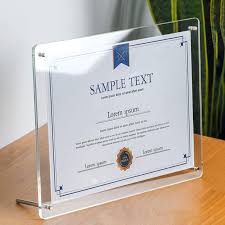 Customized Acrylic Certificates – A Premium Way to Honor Achievements