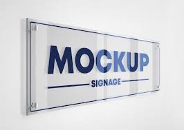 Clear Acrylic Door Sign Board – Sleek, Modern & Professional