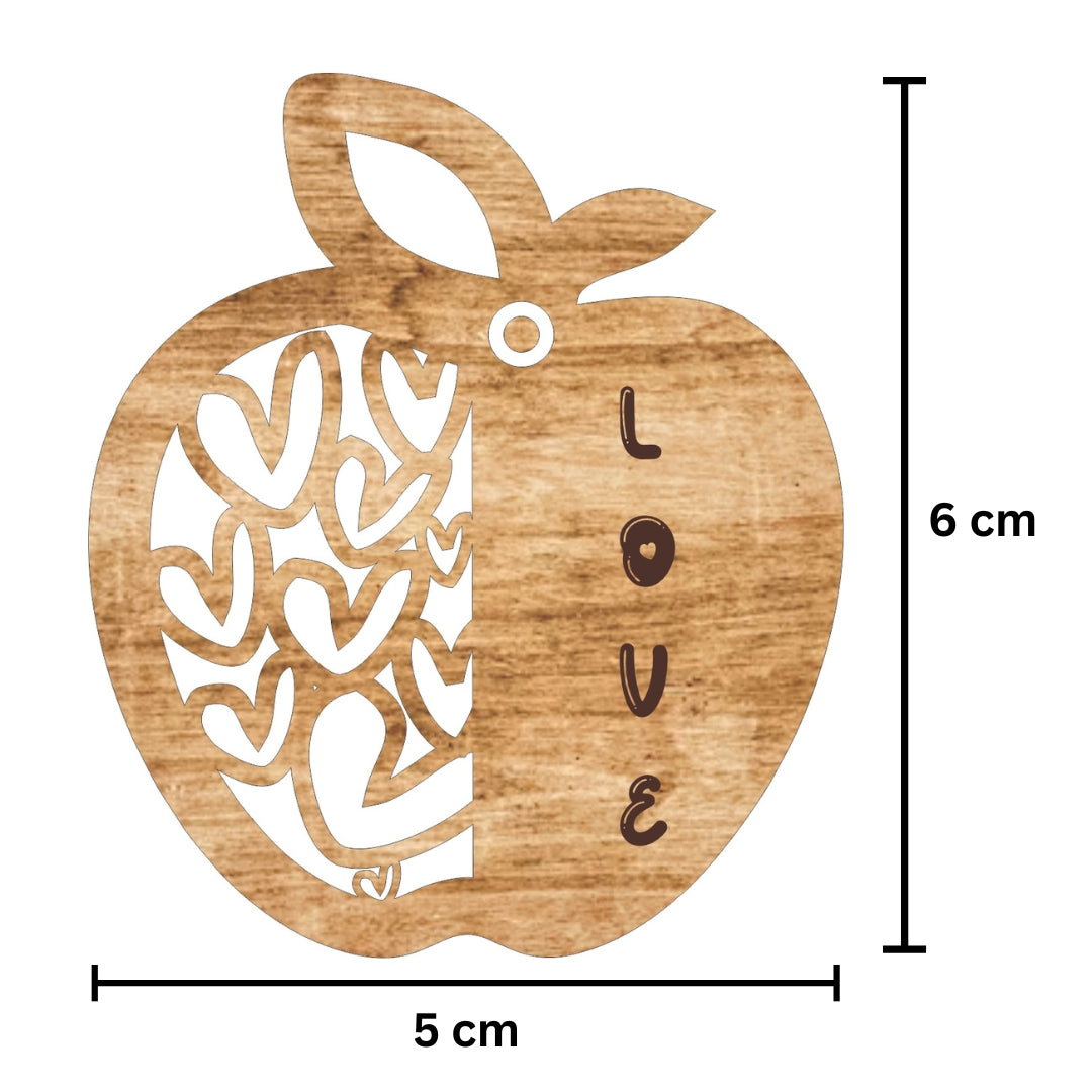 Engraved Wood KeyChain