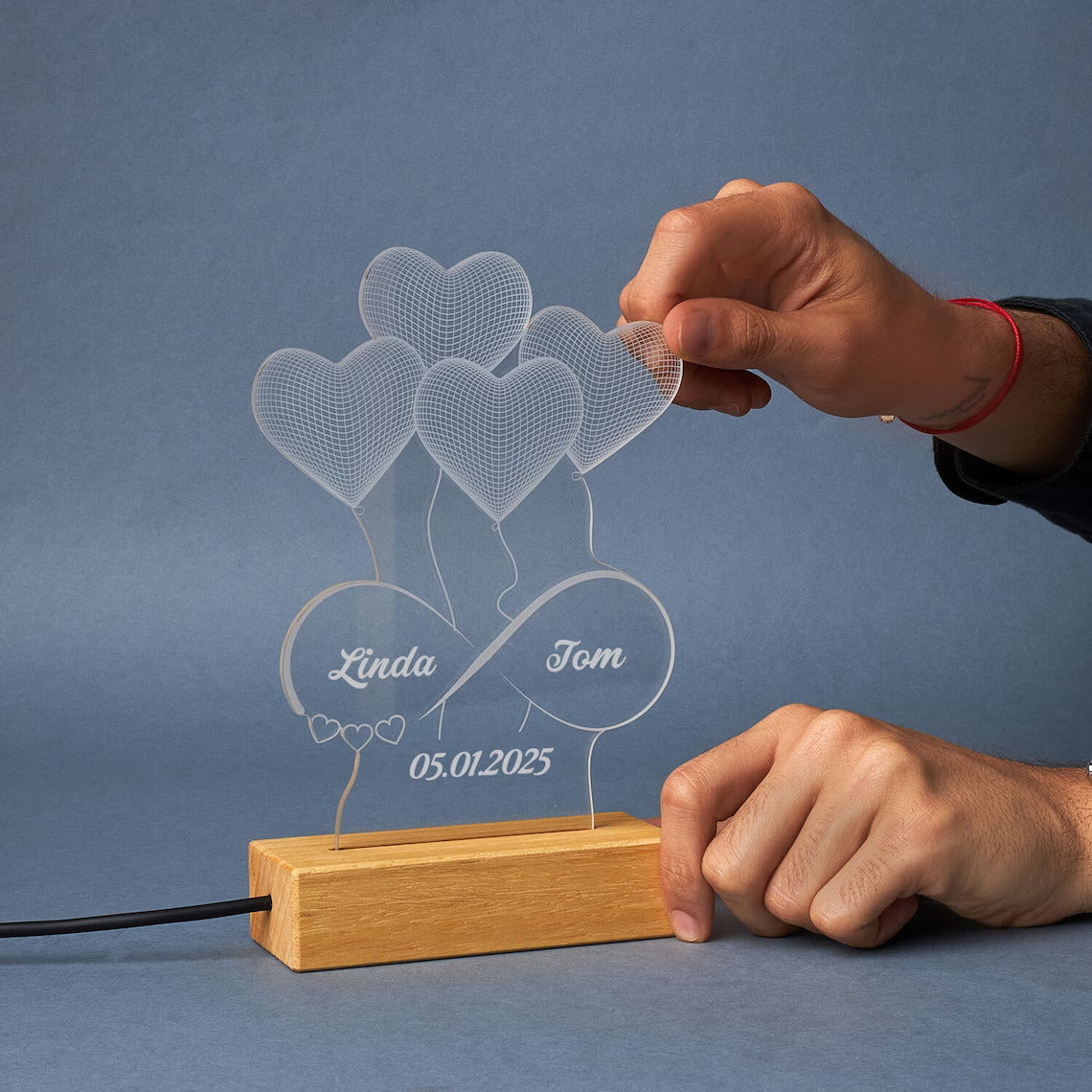 Personalized LED Lamp for Couples – A Romantic & Unique Gift