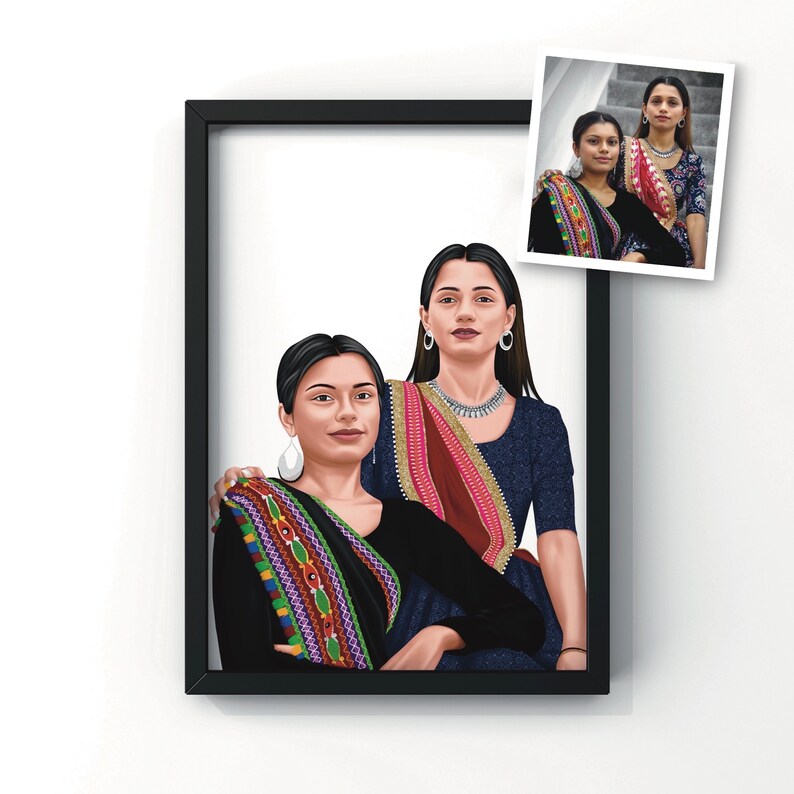 Personalized Caricature Wall Photo Frames