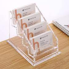 Customized Acrylic Visiting Card Stand – A Modern & Professional Display