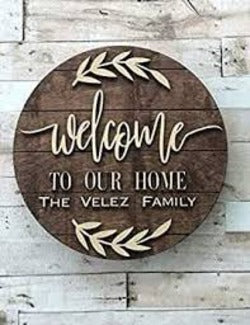 Brown Aesthetic Name Plate – Elegant & Timeless Door Decor