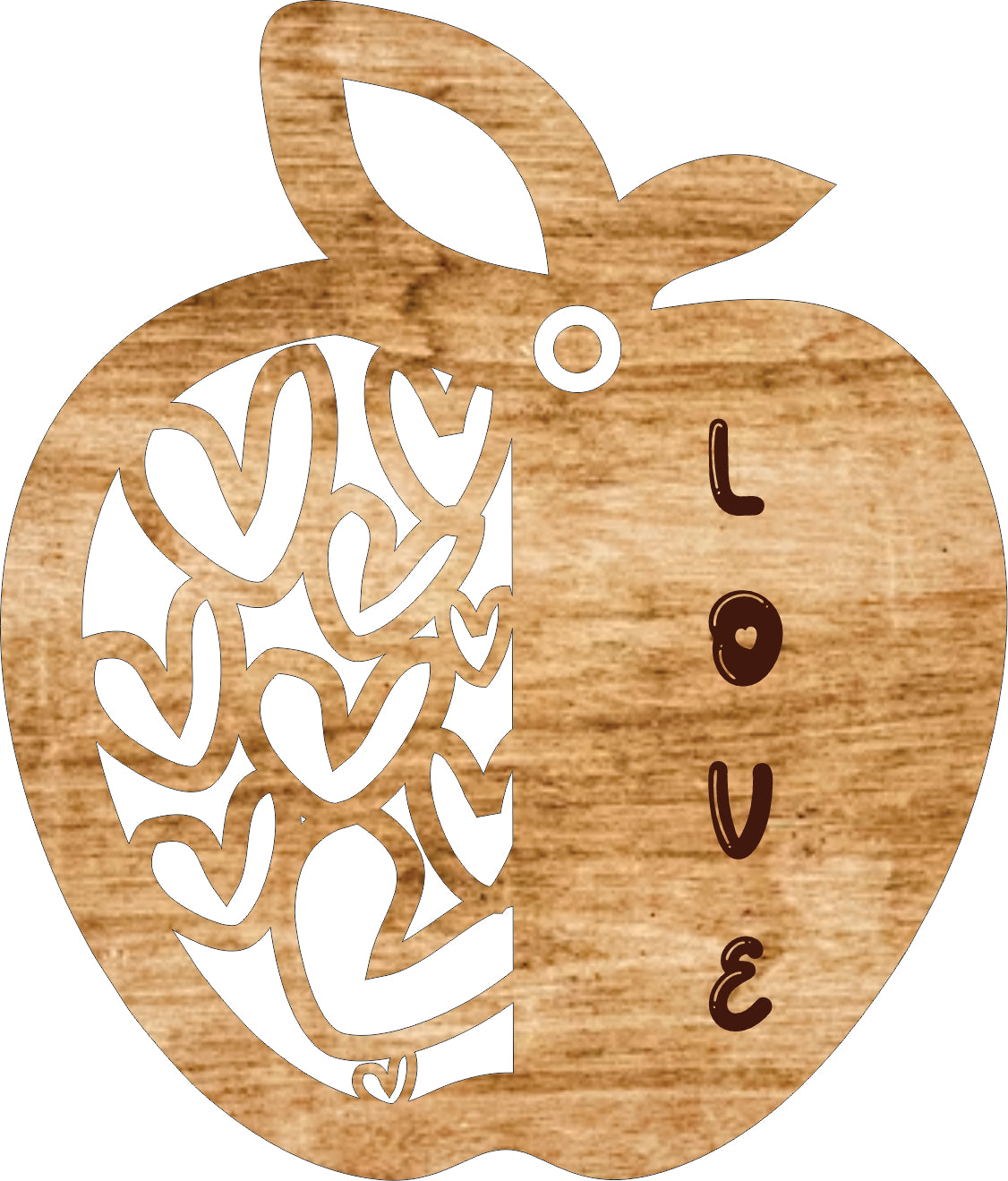 Engraved Wood KeyChain