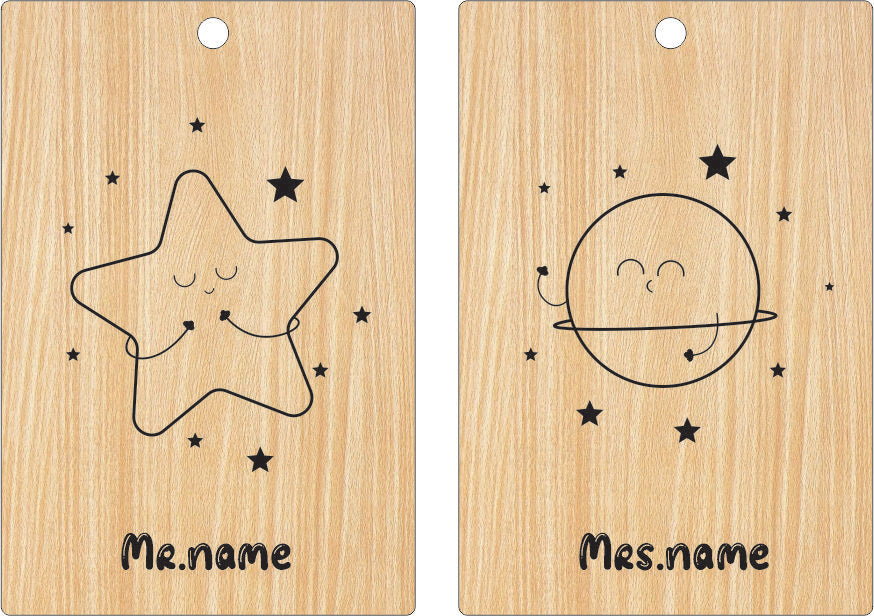 Mr. & Mrs.  Keychains – A Perfect Pair for the Perfect Pair