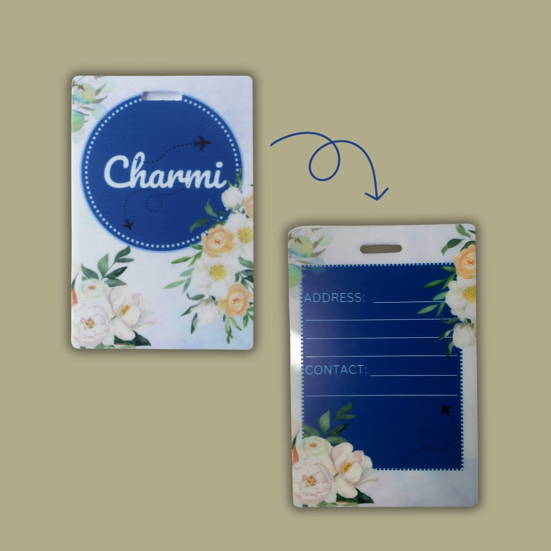 Personalized Acrylic Luggage Tags – Stylish, Durable & Travel-Ready
