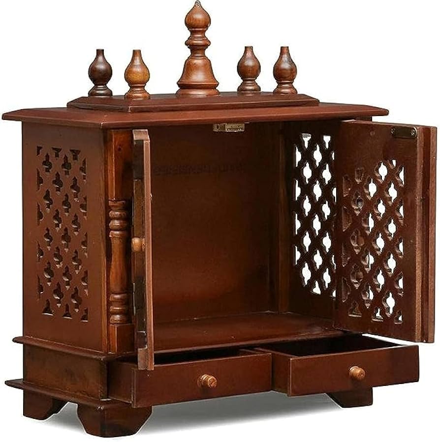 Beautiful Wooden Home Pooja Mandir – A Divine Space for Your Prayers