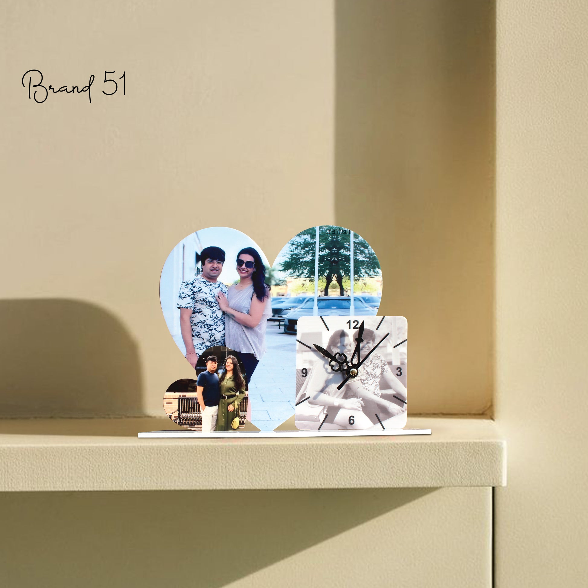 Couple Tabletop Clock – A Timeless Keepsake for Love