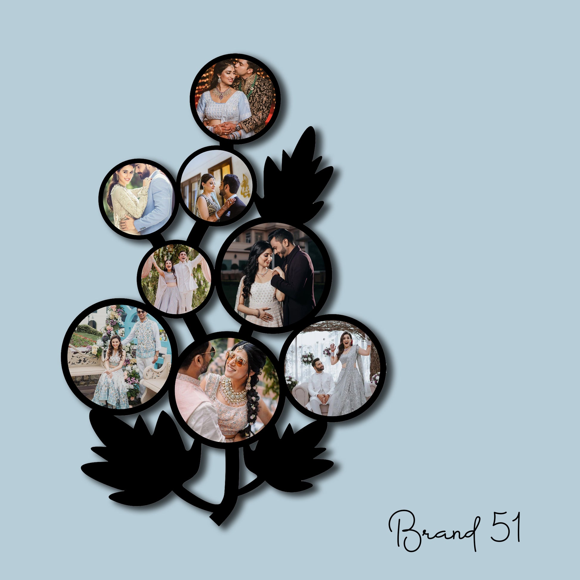 Leaf-Shaped Wall Photo Frame