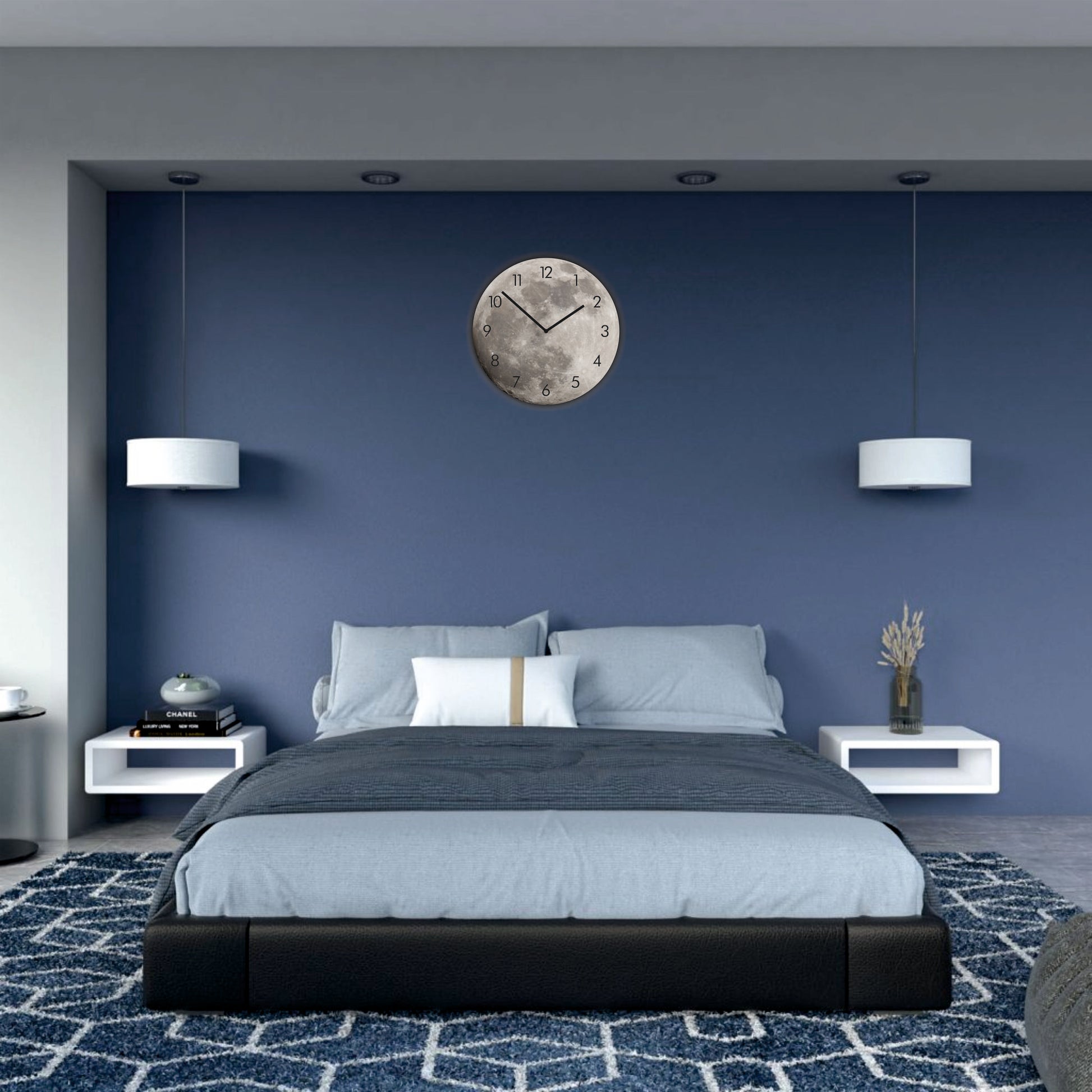 Moon Wall Clock – A Celestial Touch to Your Space
