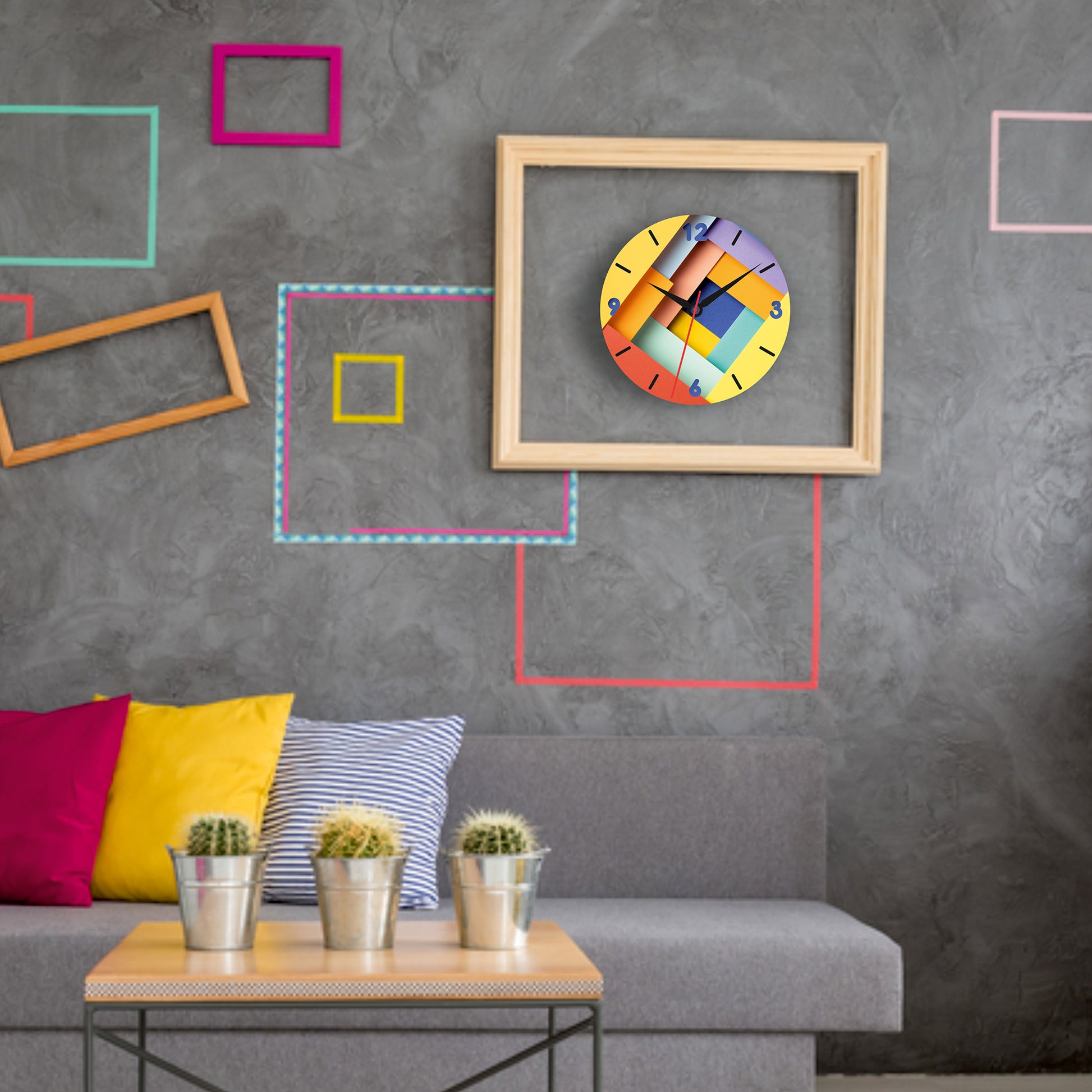 Illusion Maze Wall Clock – A Hypnotic Fusion of Art & Time