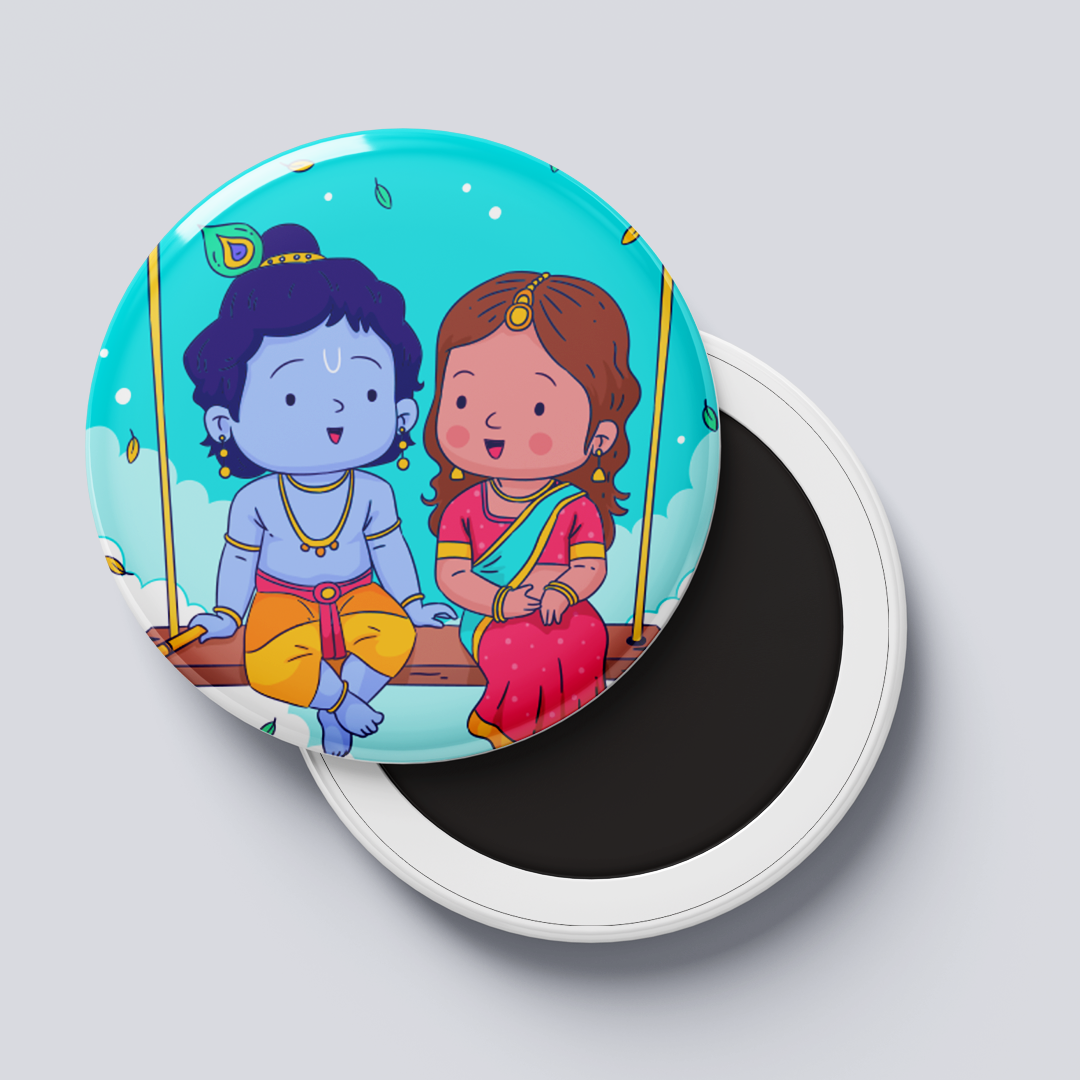 Radha-Krishna Fridge Magnet