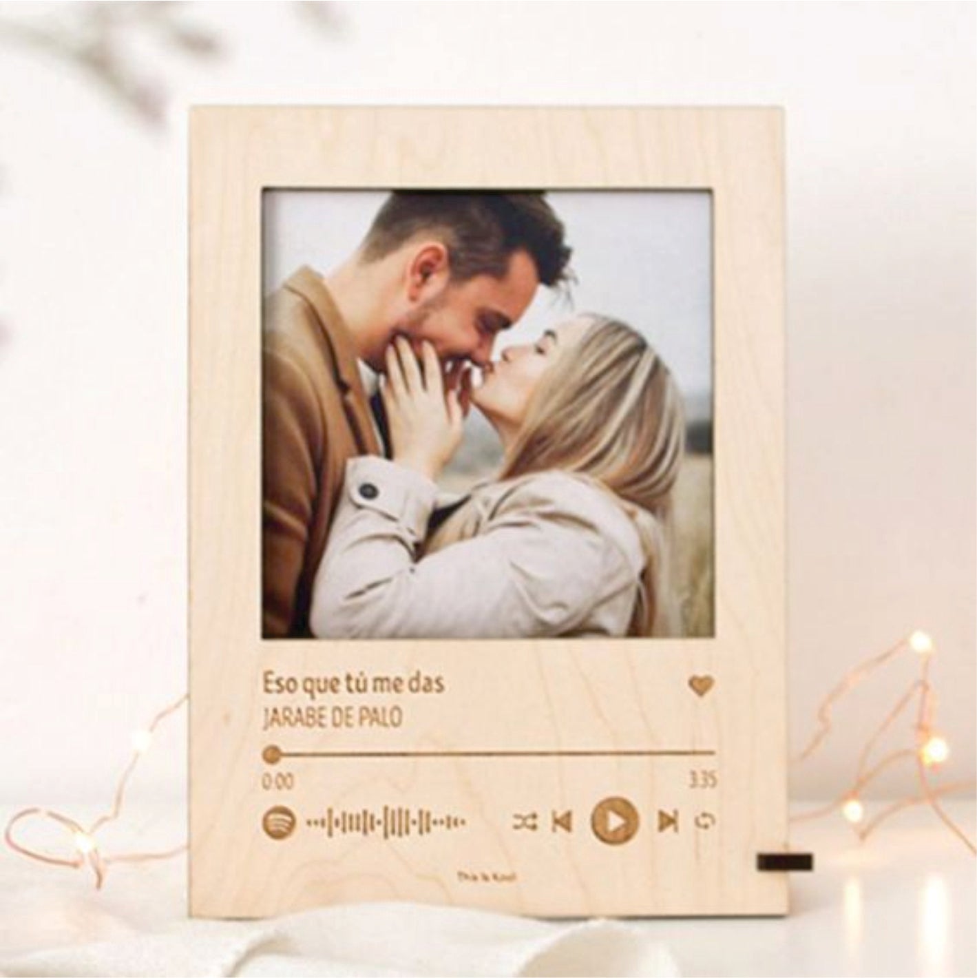 Customized MDF Spotify Photo Frame – Personalized Music & Memories in One Frame rame