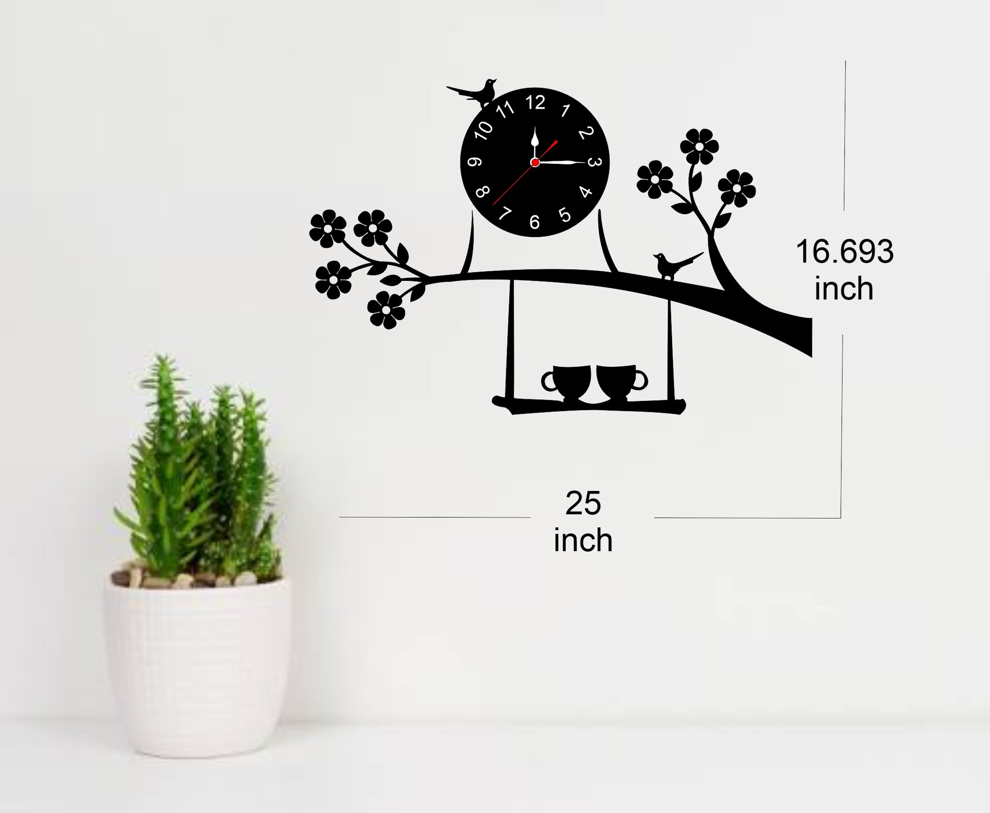 Cup Wall Clock – Steeped in Charm & Style