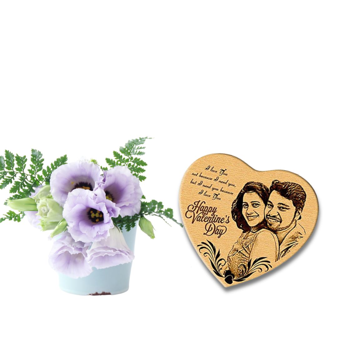 Timeless Impressions – Personalized Wooden Engraving Photo Frame