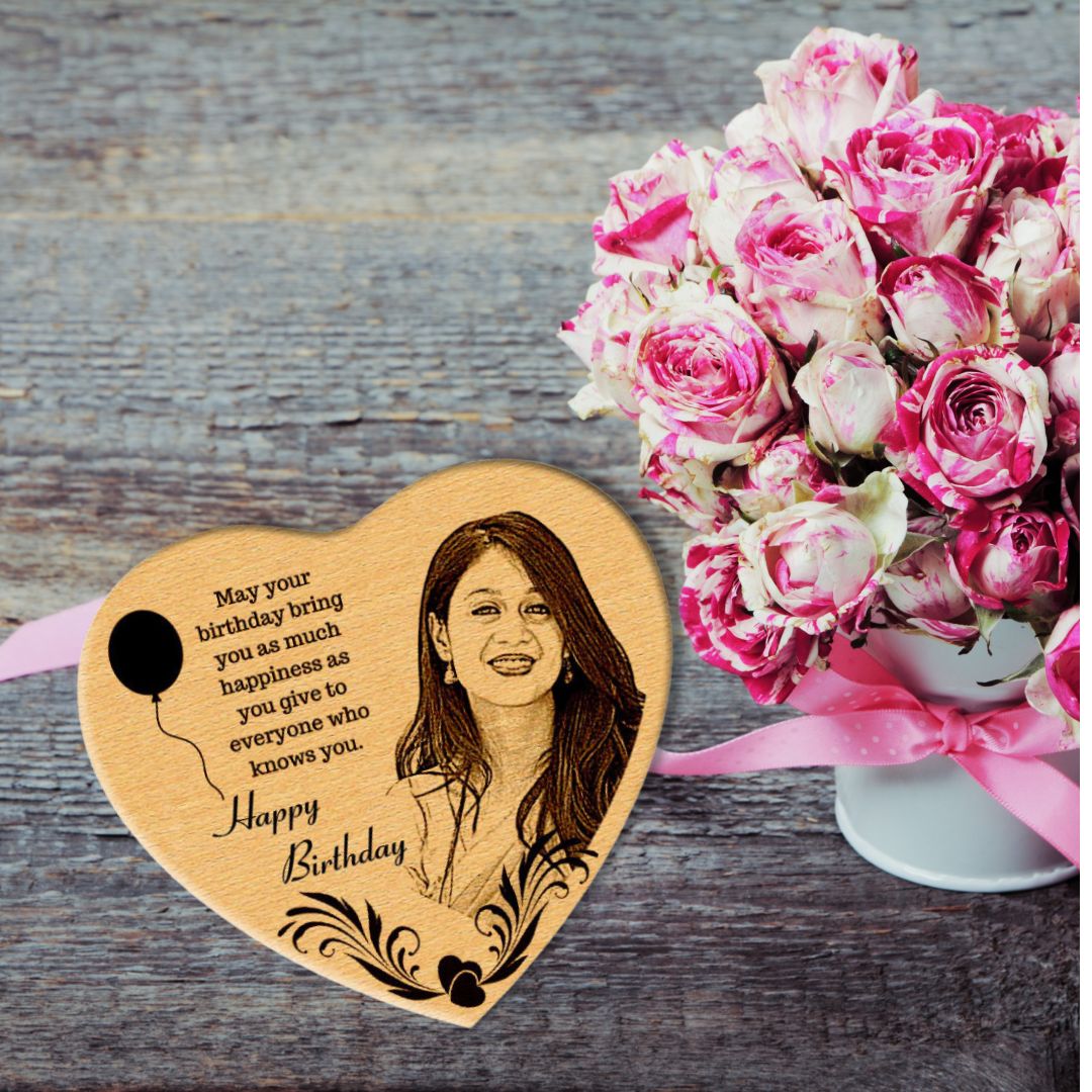 Memories Carved in Wood – Personalized Engraved Photo Frame