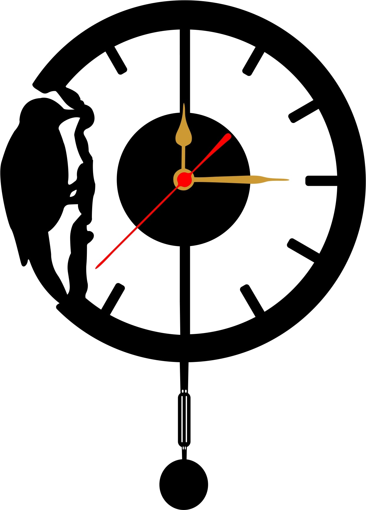 Acrylic Stylish Wall Clock